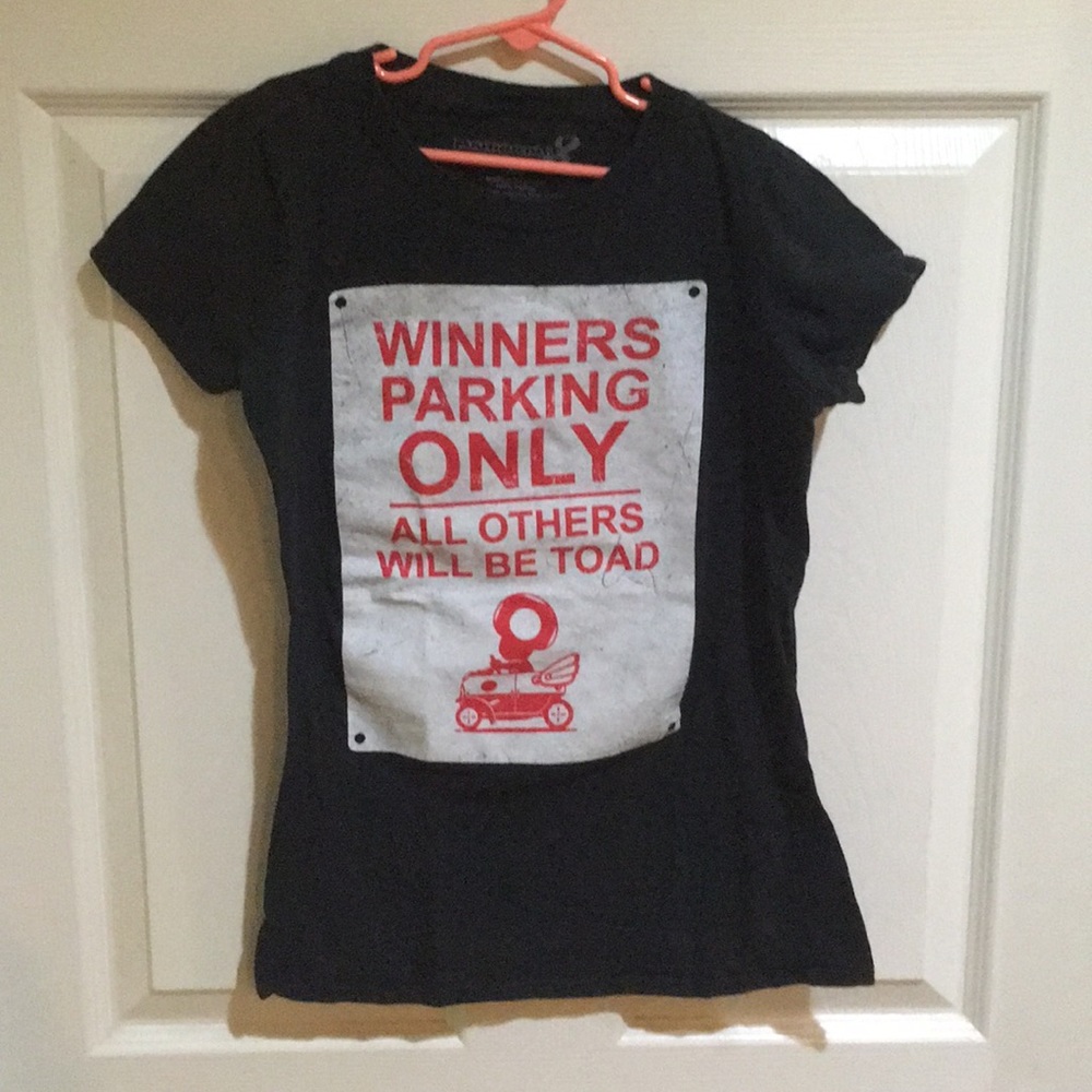 mario kart winners only shirt